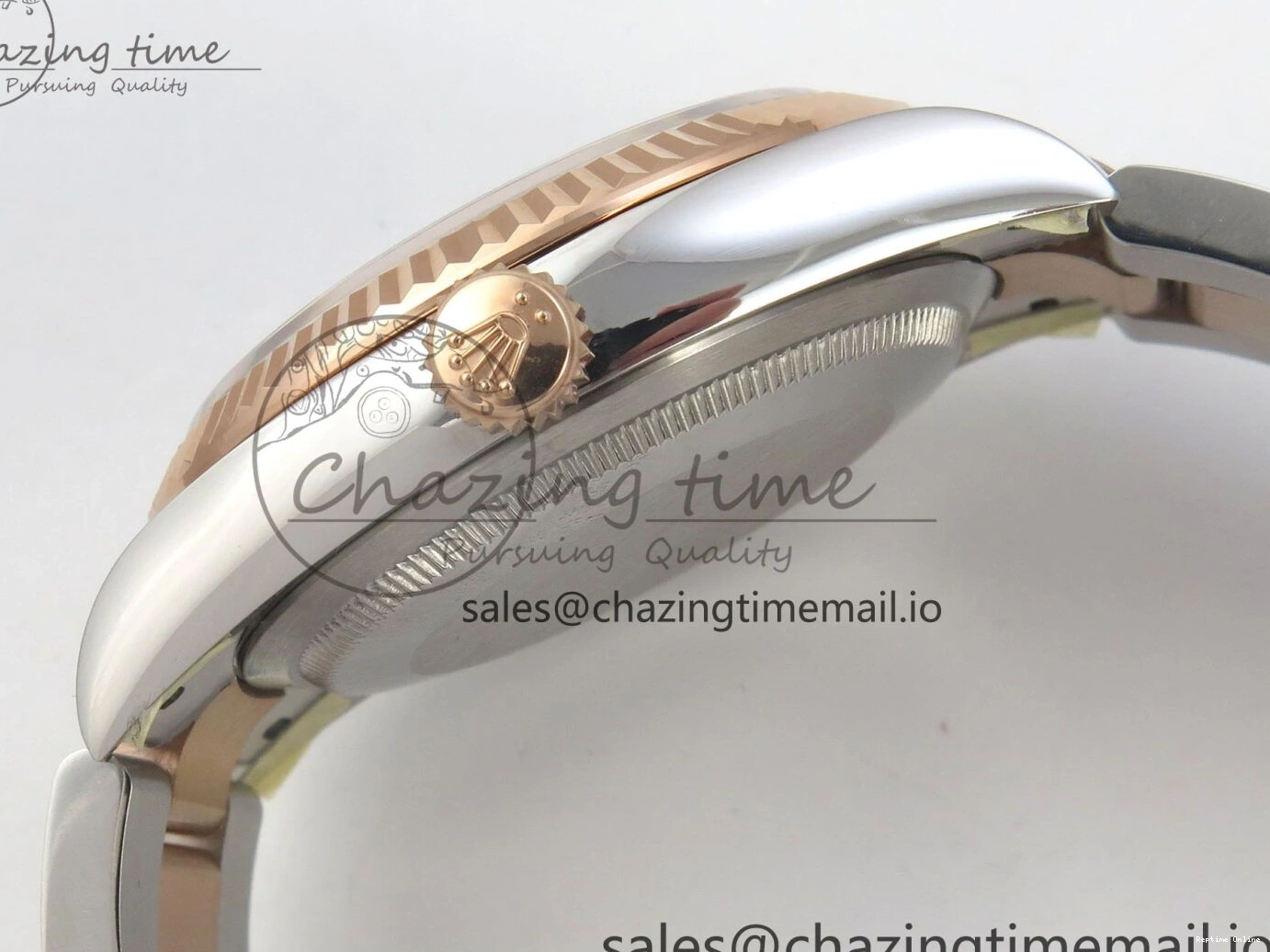 0415 DateJust 36 SS RG ARF 1:1 Best Edition 904L Steel White Stick Dial on Oyster Bracelet SH FashionForward 84